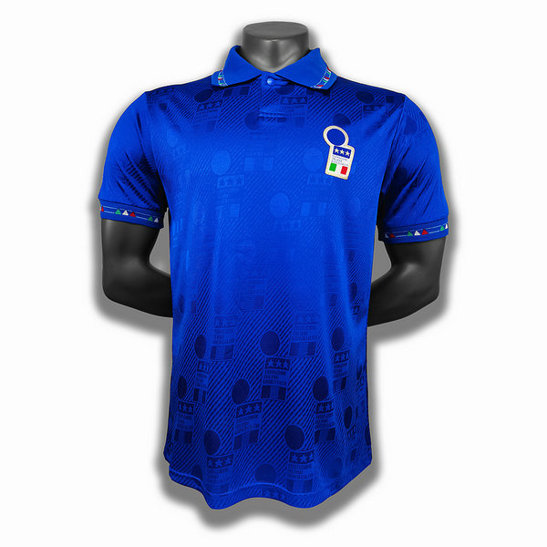 prima player maglia italia 1994 blu uomo