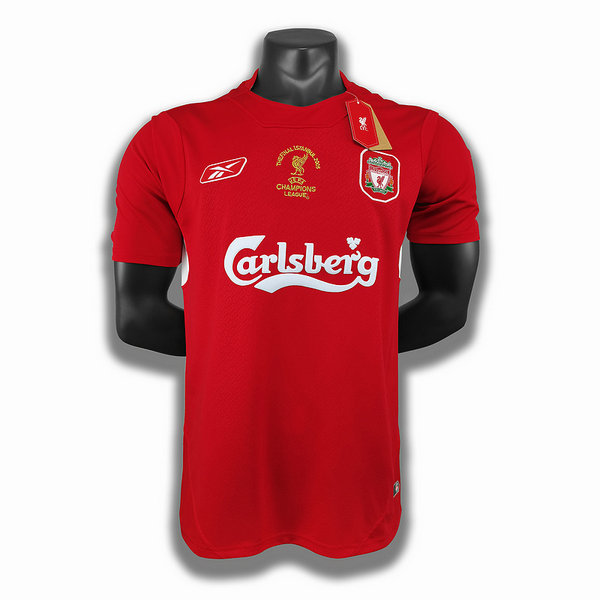 prima player maglia liverpool 2005 rosso uomo