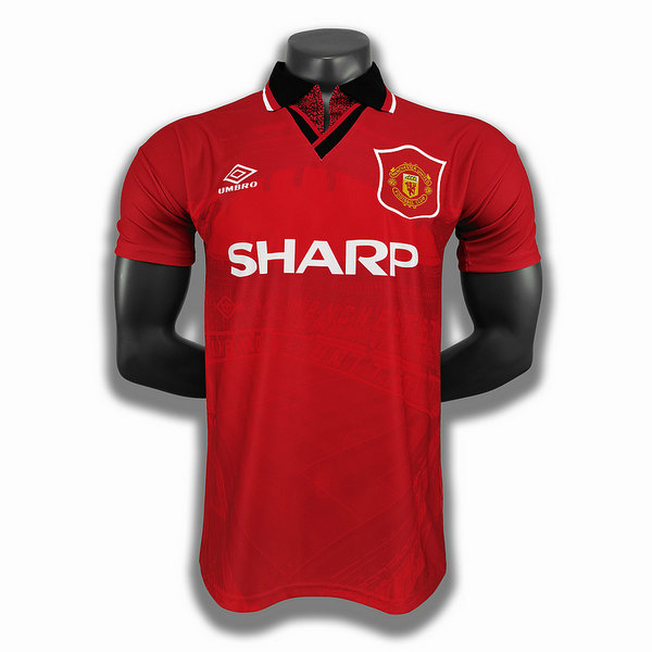 prima player maglia manchester united 1994 1996 rosso uomo