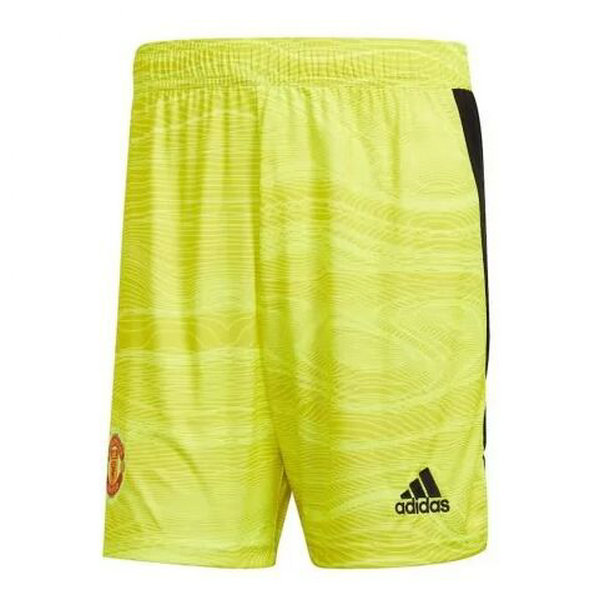 prima portiere pantaloncini manchester united 2021 2022 giallo uomo