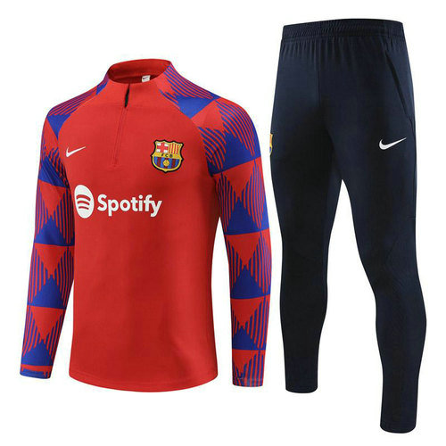 rosso tuta da calcio barcellona z17 2023-2024 uomo