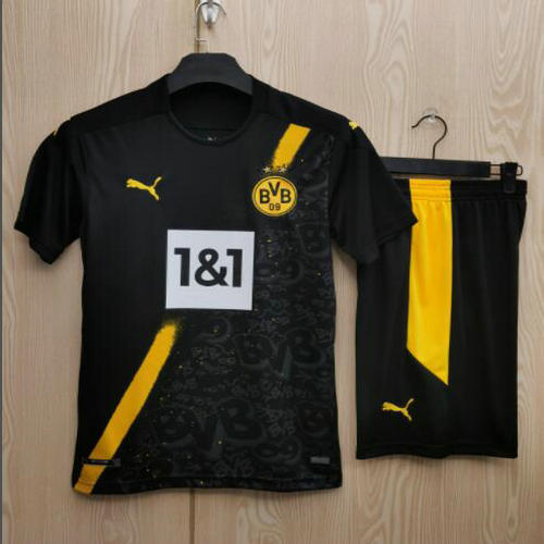 seconda completo maglia borussia dortmund 2020-2021 uomo