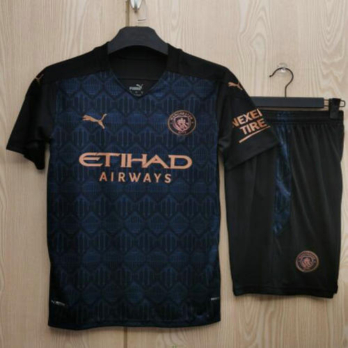 seconda completo maglia manchester city 2020-2021 uomo