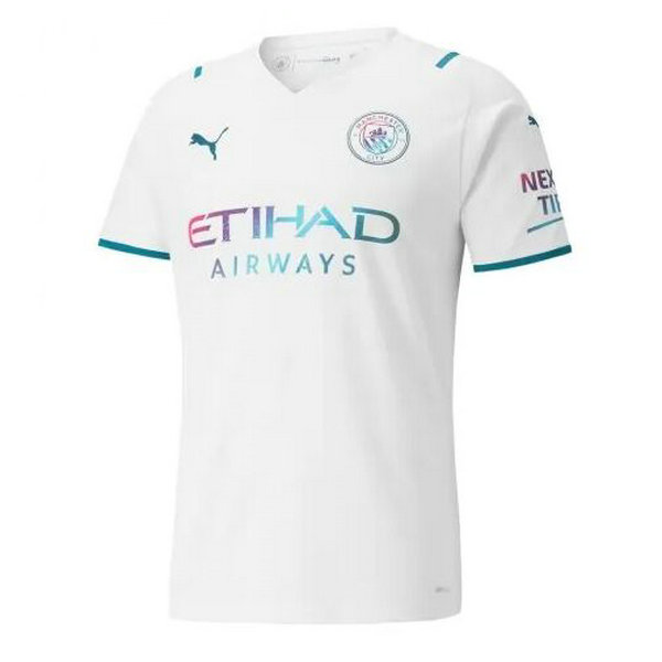 seconda divisa maglia manchester city 2021 2022 bianco uomo