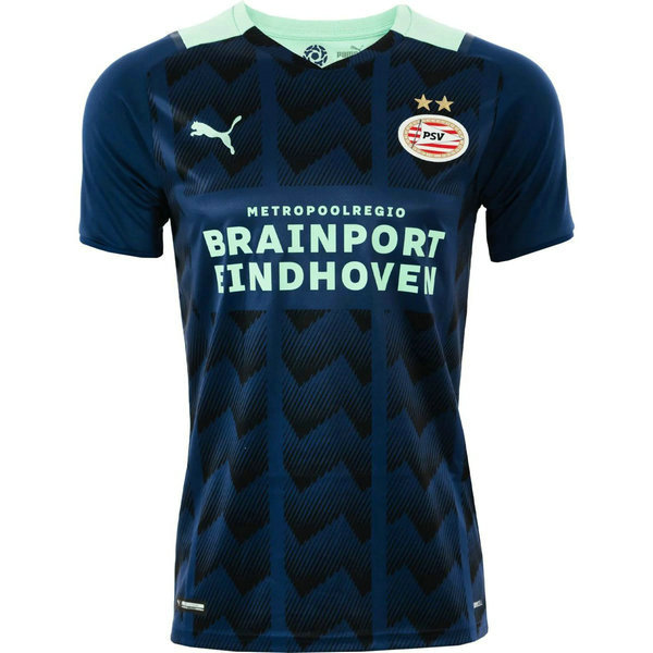 seconda divisa maglia psv eindhoven 2021 2022 blu uomo