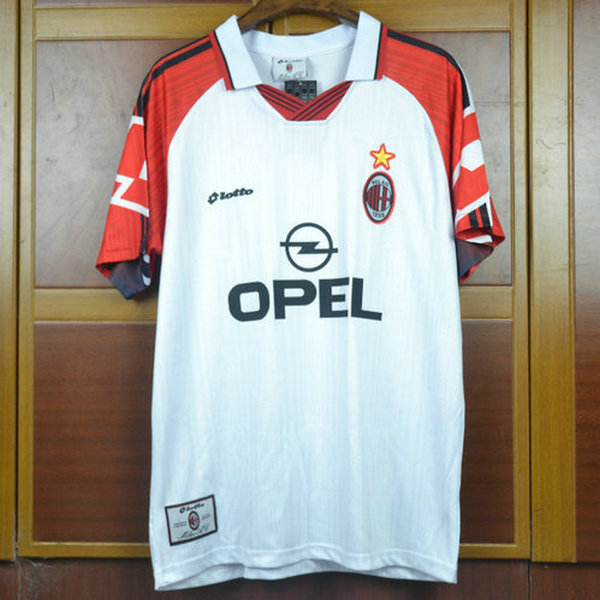 seconda maglia ac milan 1997-1998 bianco uomo