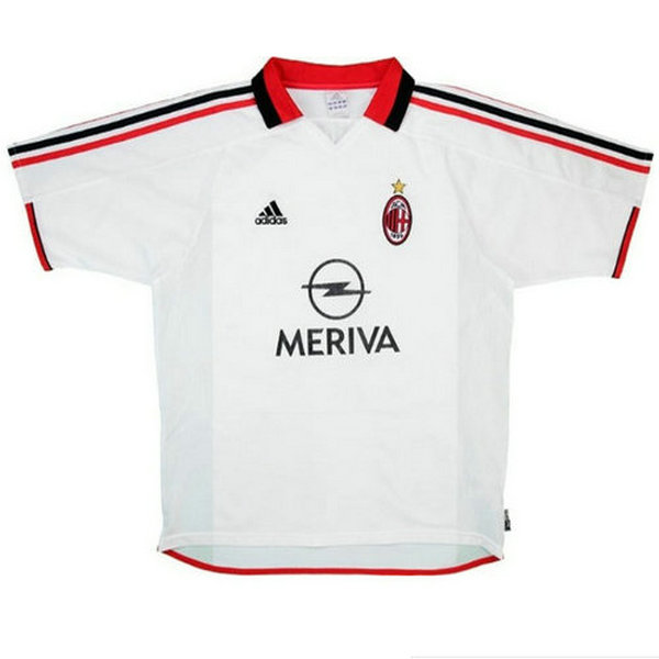 seconda maglia ac milan 2003-2004 bianco uomo