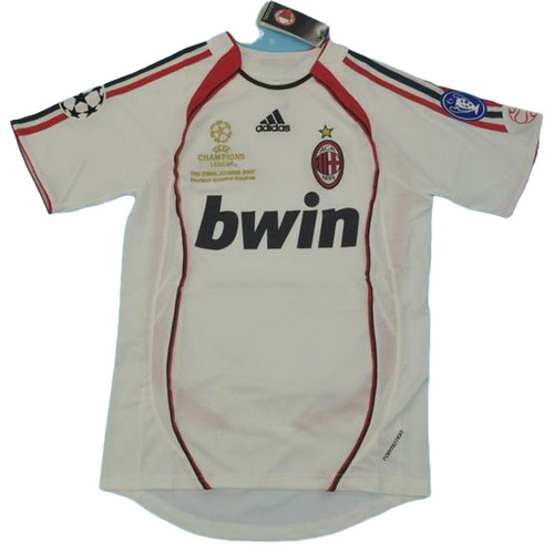 seconda maglia ac milan 2006-2007 bianco uomo