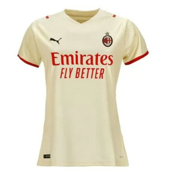 seconda maglia ac milan 2021 2022 bianco donna