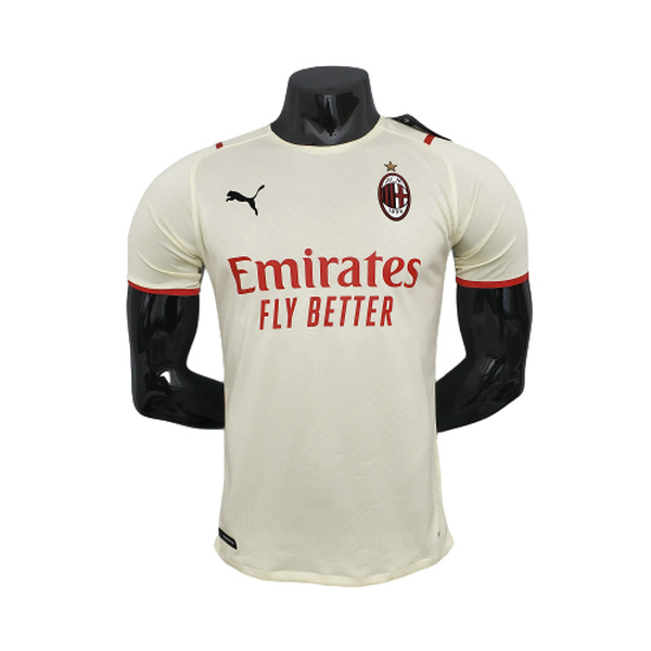 seconda maglia ac milan player 2021 2022 bianco uomo