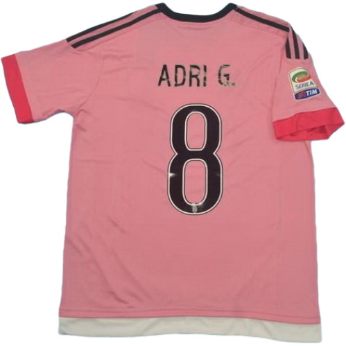 seconda maglia adri g. 8 juventus 2015-2016 rosa uomo