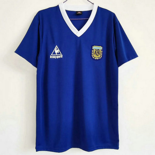 seconda maglia argentina 1986-1987 blu uomo