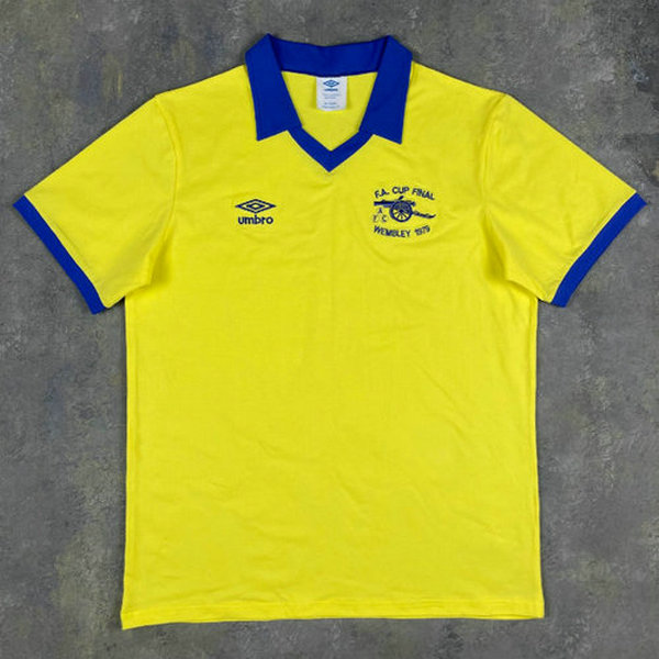 seconda maglia arsenal 1971-1979 giallo uomo