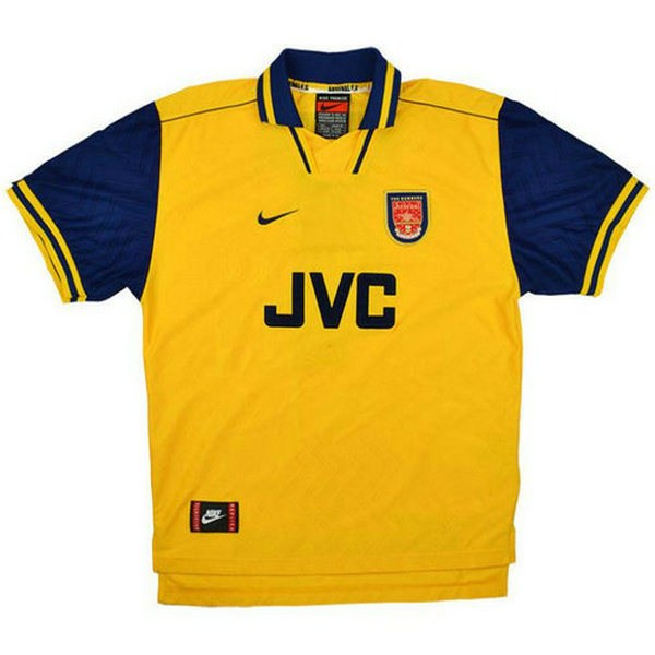 seconda maglia arsenal 1996-1997 giallo uomo