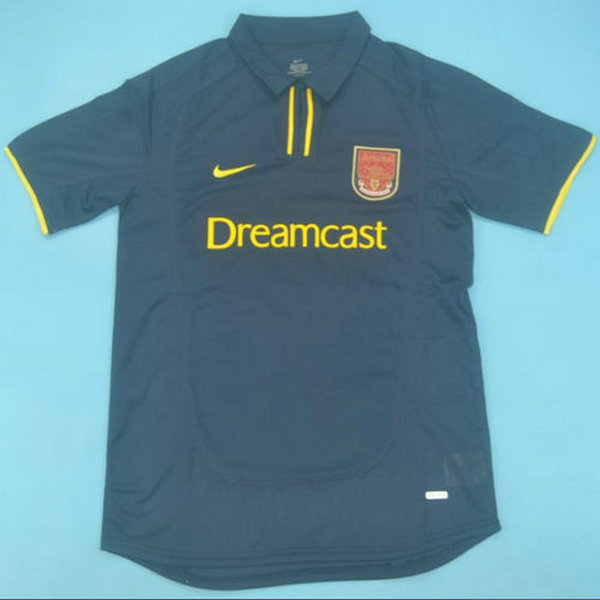 seconda maglia arsenal 2000-2002 blu uomo