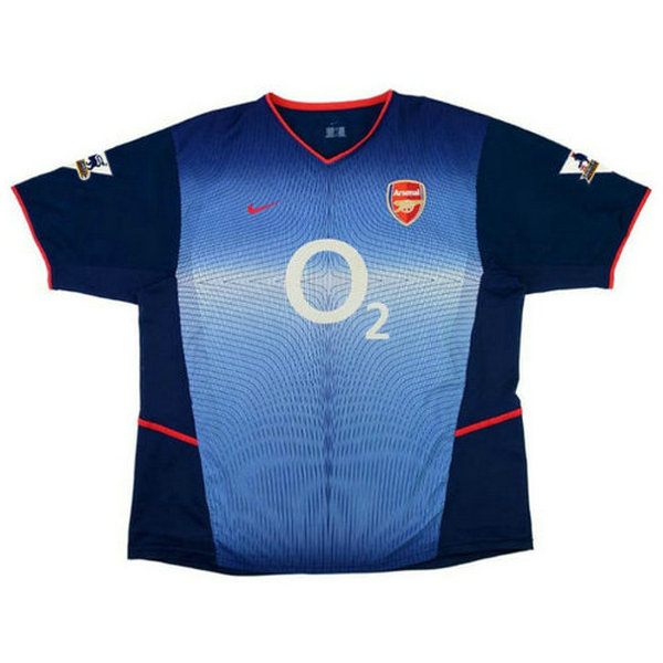 seconda maglia arsenal 2002-2004 blu uomo