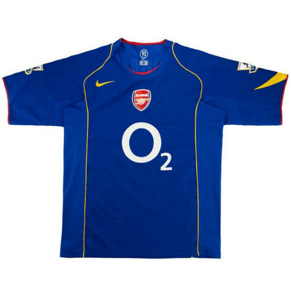 seconda maglia arsenal 2004-2006 blu uomo