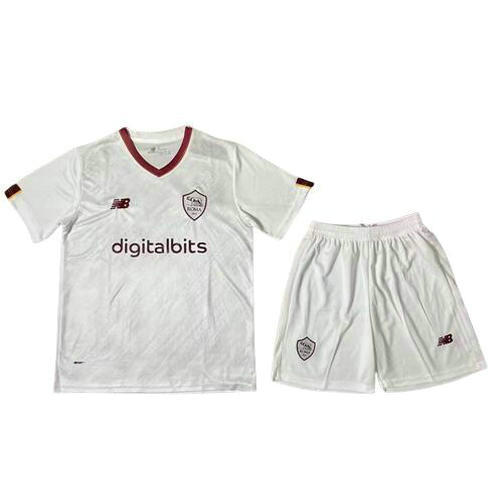 seconda maglia as roma 2022-2023 bambino