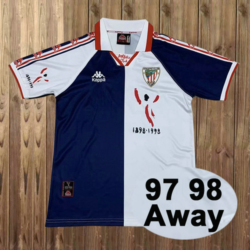 seconda maglia athletic club 1997-1998 uomo