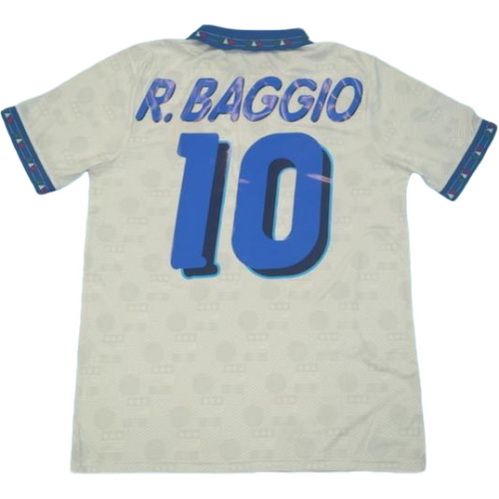 seconda maglia baggio 10 italia copa mundial 1994 bianco uomo