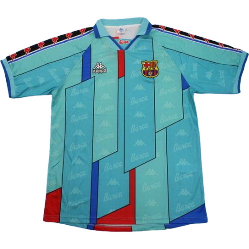 seconda maglia barcellona 1996-1997 verde uomo