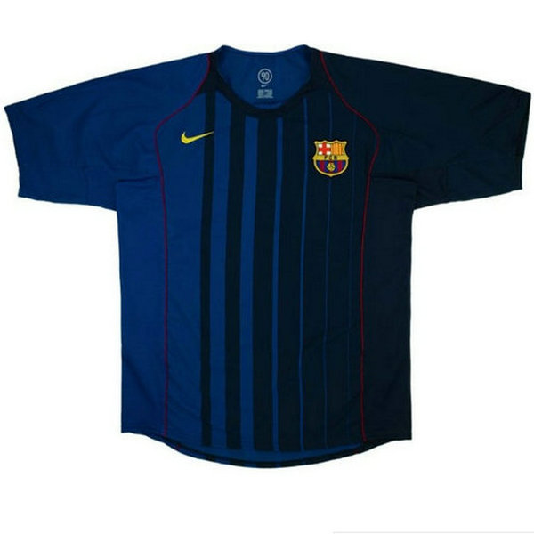 seconda maglia barcellona 2004-2005 blu uomo