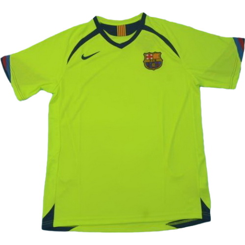 seconda maglia barcellona lfp 2005-2006 verde uomo