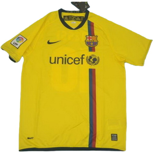 seconda maglia barcellona lfp 2008-2009 giallo uomo