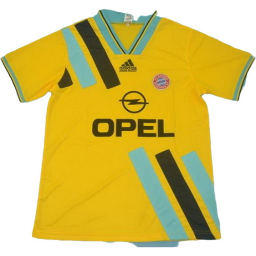 seconda maglia bayern münchen 1993 giallo uomo