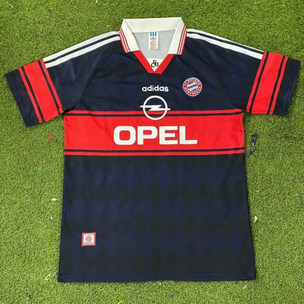 seconda maglia bayern münchen 1997-1999 nero uomo