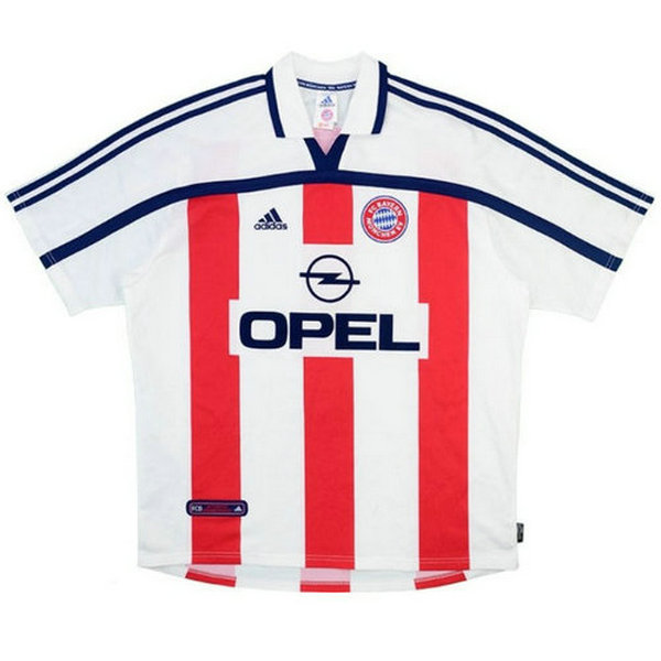 seconda maglia bayern münchen 2000-2001 bianco uomo