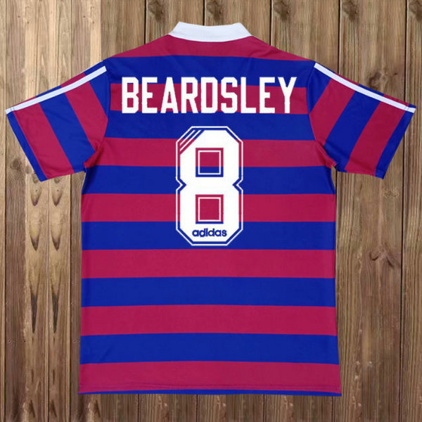 seconda maglia beardsley 8 newcastle united 1995-1996 rosa uomo