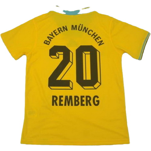 seconda maglia bemberg 20 bayern münchen 1993 giallo uomo