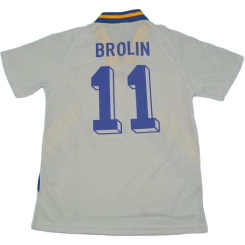 seconda maglia brolin 11 svezia copa mundial 1994 bianco uomo