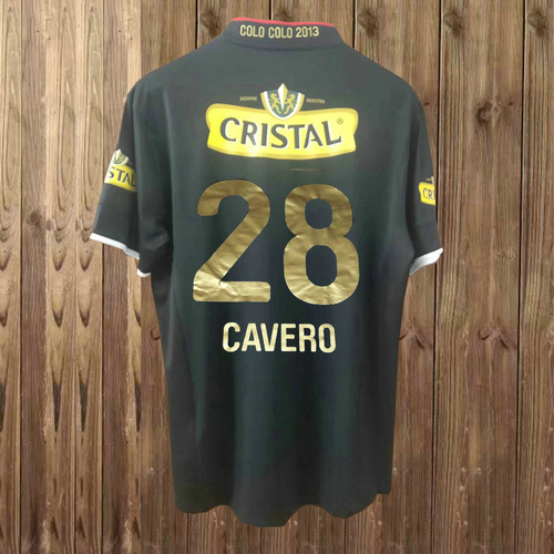 seconda maglia cavero 28 colo-colo 2013 uomo