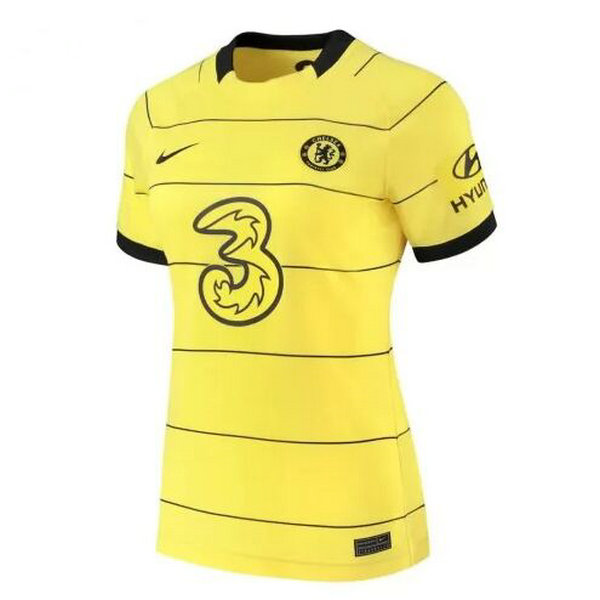 seconda maglia chelsea 2021 2022 giallo donna