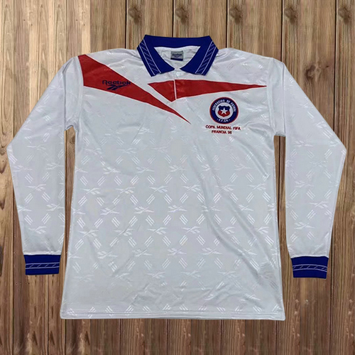 seconda maglia cile maniche lunghe 1997-1998 uomo