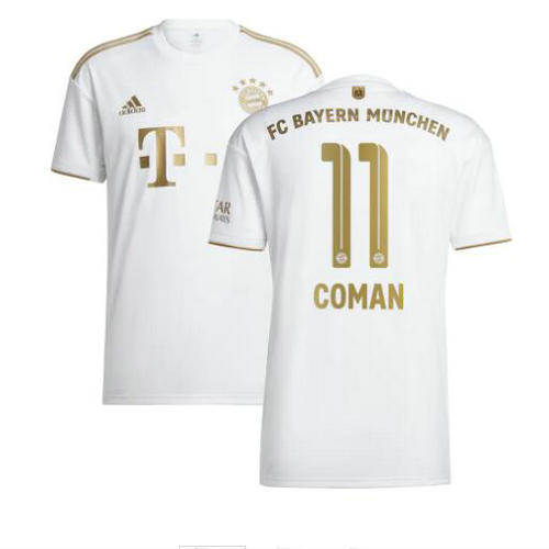 seconda maglia coman 11 bayern münchen 2022-2023 uomo