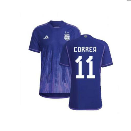 seconda maglia correa 11 argentina 2022 uomo