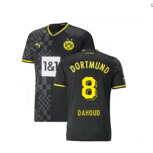 seconda maglia dahoud 8 borussia dortmund 2022-2023 uomo