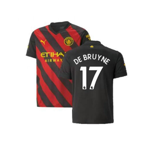 seconda maglia de bruyne 17 manchester city 2022-2023 uomo