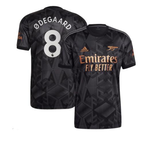 seconda maglia degaard 8 arsenal 2022-2023 uomo