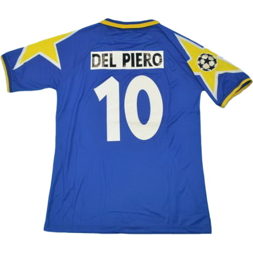 seconda maglia del piero 10 juventus 1995-1996 blu uomo