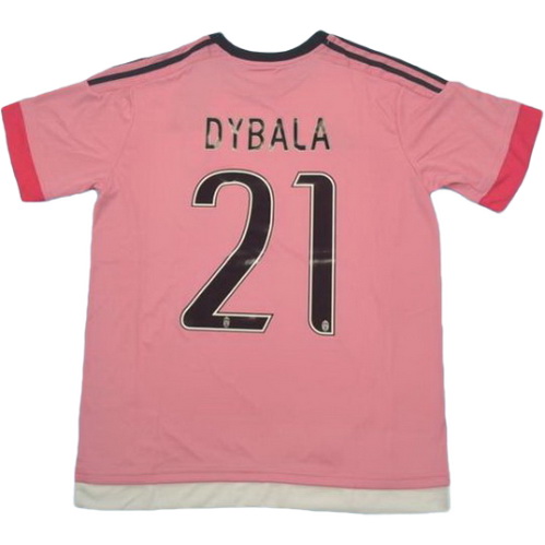 seconda maglia dybala 21 juventus 2015-2016 rosa uomo