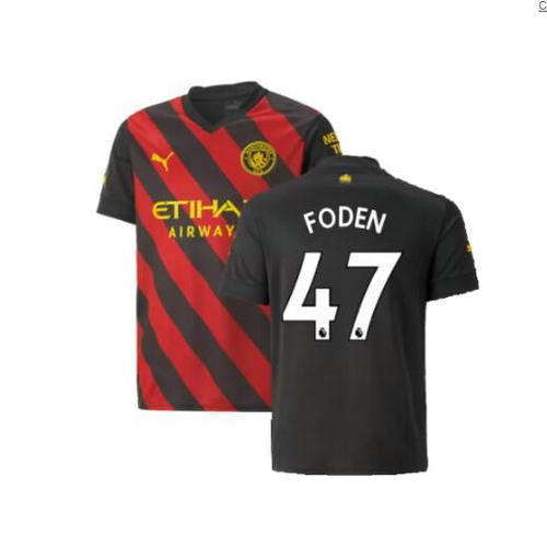 seconda maglia foden 47 manchester city 2022-2023 uomo