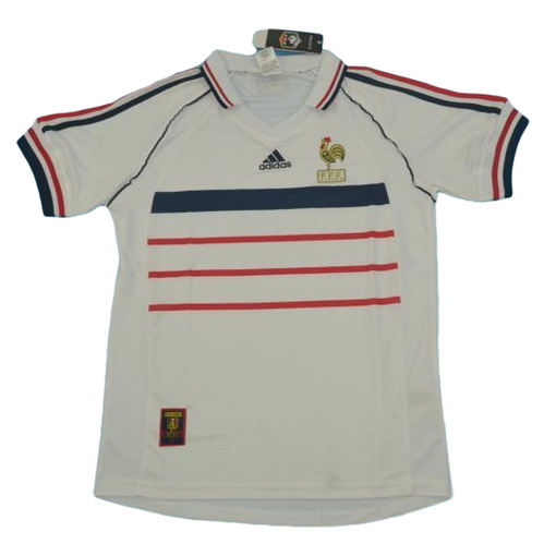 seconda maglia francia copa mundial 1998 bianco uomo