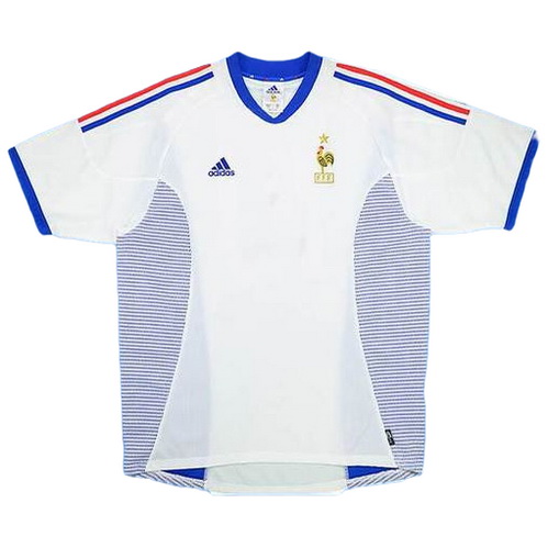 seconda maglia francia copa mundial 2002 bianco uomo