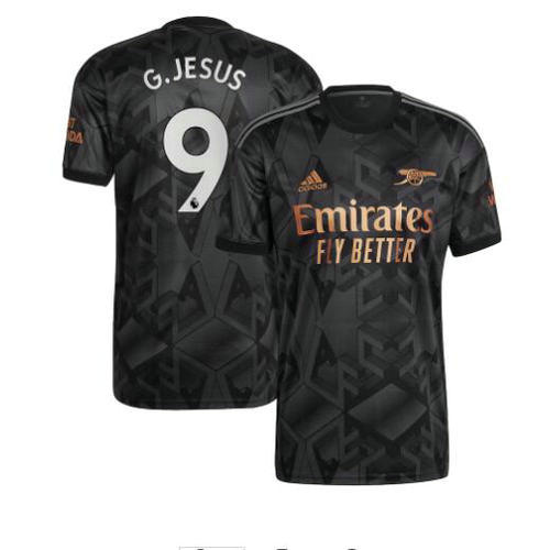 seconda maglia g.jesus 9 arsenal 2022-2023 uomo