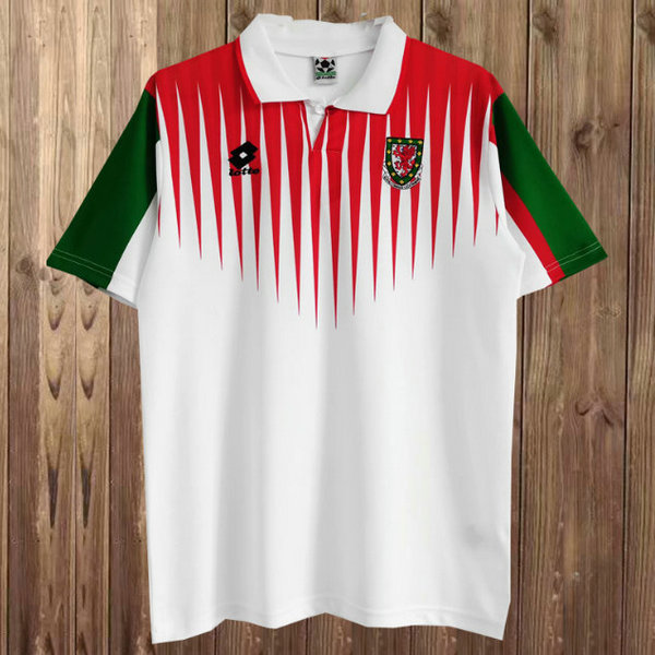 seconda maglia galles 1994-1996 bianco uomo