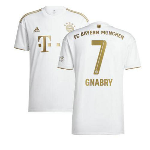 seconda maglia gnabry 7 bayern münchen 2022-2023 uomo